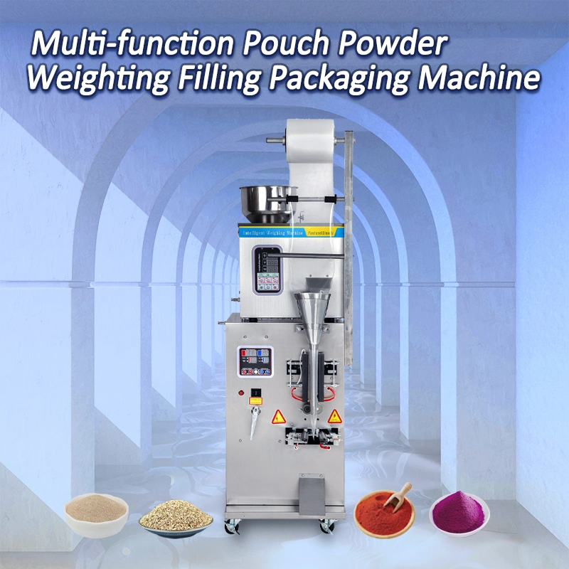 Fzl-100 Vertical Food Snack Beans Grain Rice Nuts Peanut Sugar Beans Salt Granule Coffee Volumetric Filling Packaging Wrapping Packing Sealing Machine